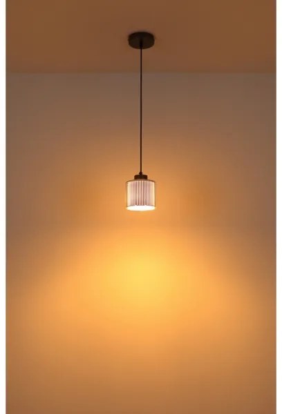 Lustră pe cablu Globo 16056H FELICIA 1xE27/60W/230V d. 14 cm