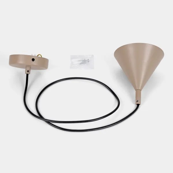 BRILAGI - LED Lampă suspendată pe cablu CONE SINGLE 1xGX53/15W/230V bej