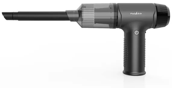 Aspirator reîncărcabil de mână Nedis VCHHR100BK 2 în 1 90W/6000 mAh gri/negru