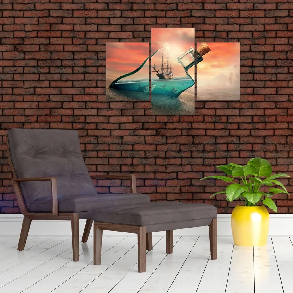 Tablou - Viața in sticla (90x60 cm)