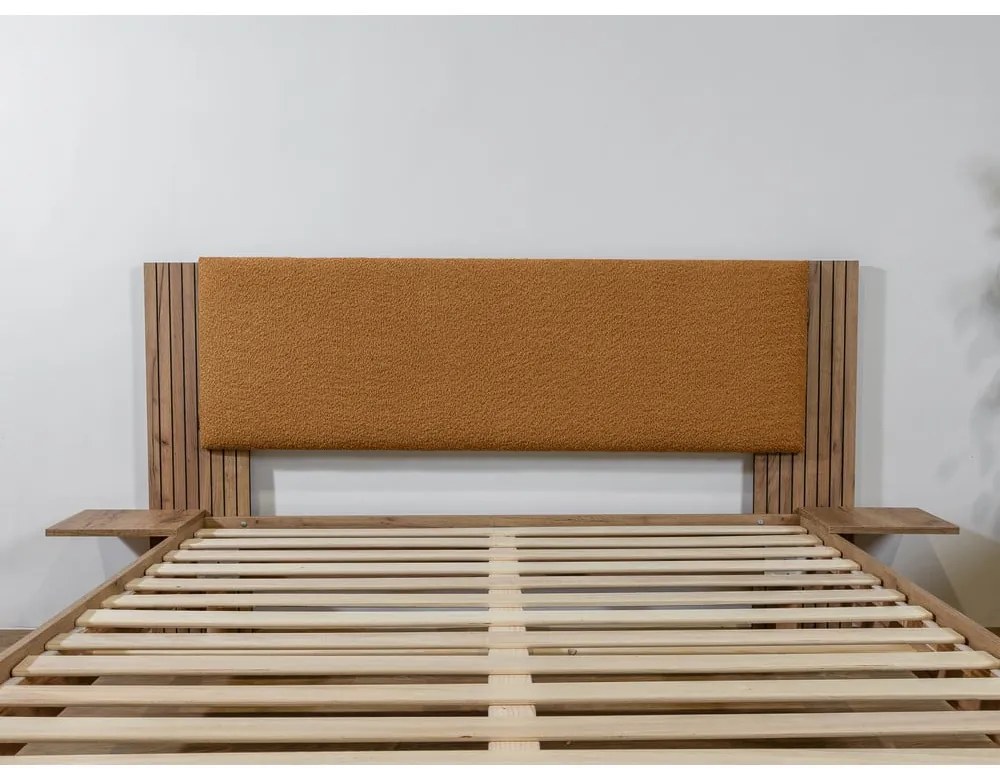 Pat matrimonial cu somieră 140x190 cm Lior – Bobochic Paris