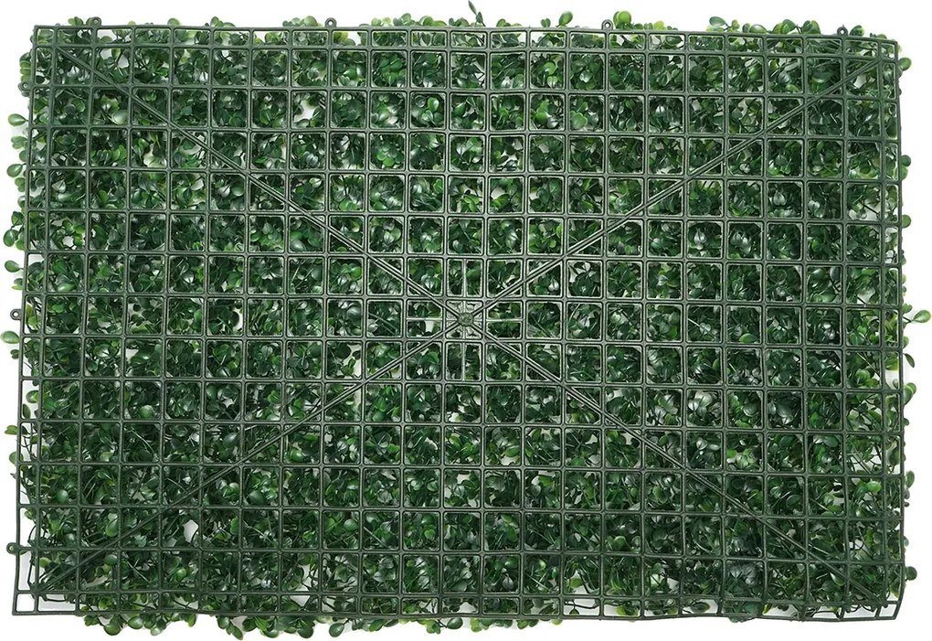 Gard viu artificial cu frunze dese mici verzi 400x600mm