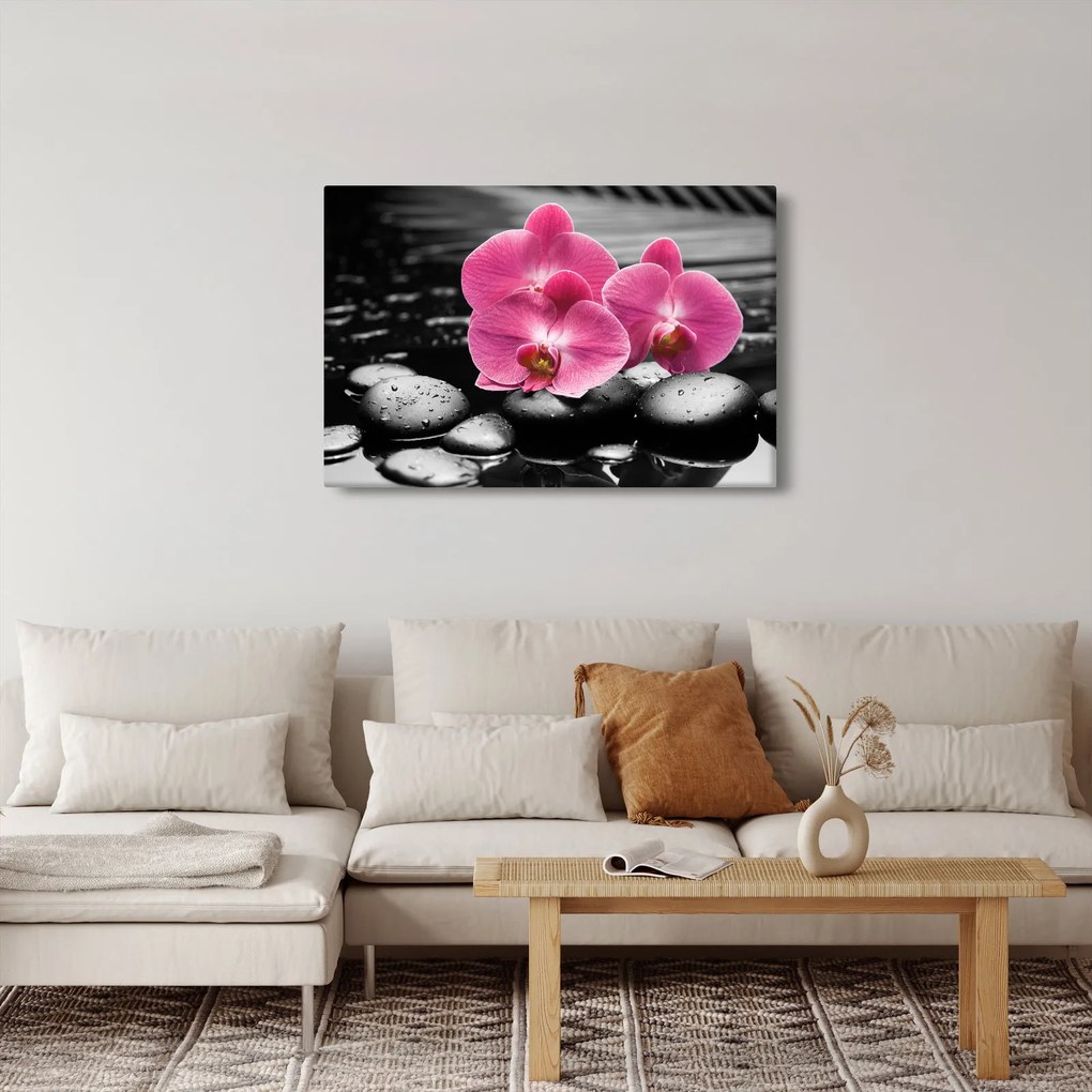 Tablou - Orhidee roz (90x60 cm)
