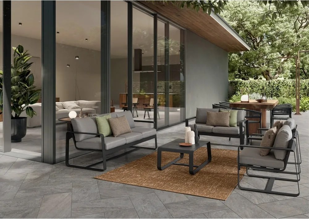 Măsuță de cafea pentru exterior din aluminiu 62x105 cm Merrigan – Bizzotto