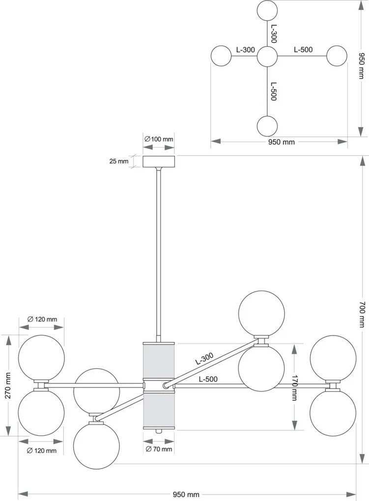 Candelabru personalizabil realizat manual Fabriano 4