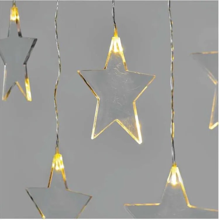 Instalație luminoasă LED de Crăciun pentru exterior 8xLED/5,84m IP44 stele