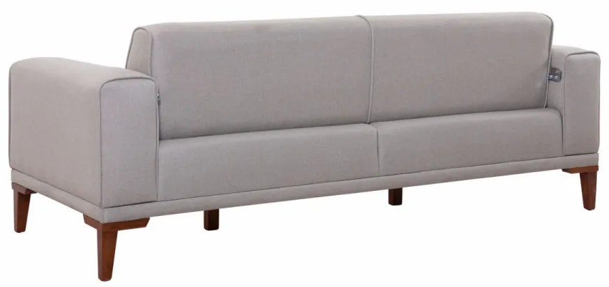 Set Canapea Extensibilă si Fotoliu Liones Tepsili, Crem