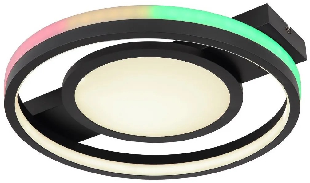 Plafonieră LED RGBW dimabilă GISELL LED/40W/230V Globo 41393-40 + telecomandă