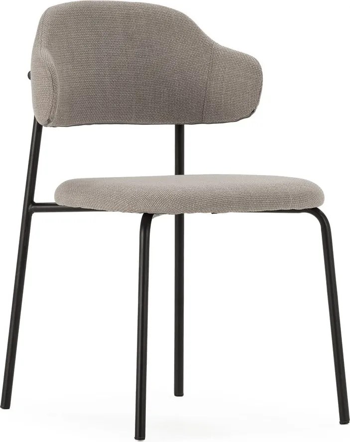 Scaune de dining gri-deschis 4 buc. Adriel – Marckeric