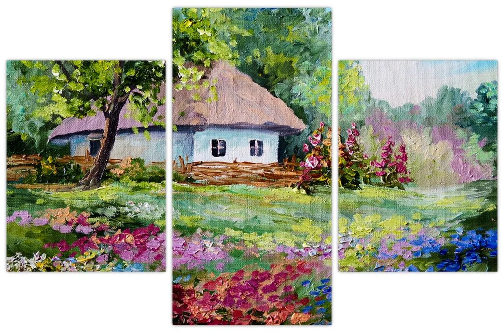 Tablou - Cabană (90x60 cm)