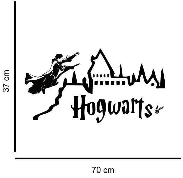 Sticker perete Hogwarts