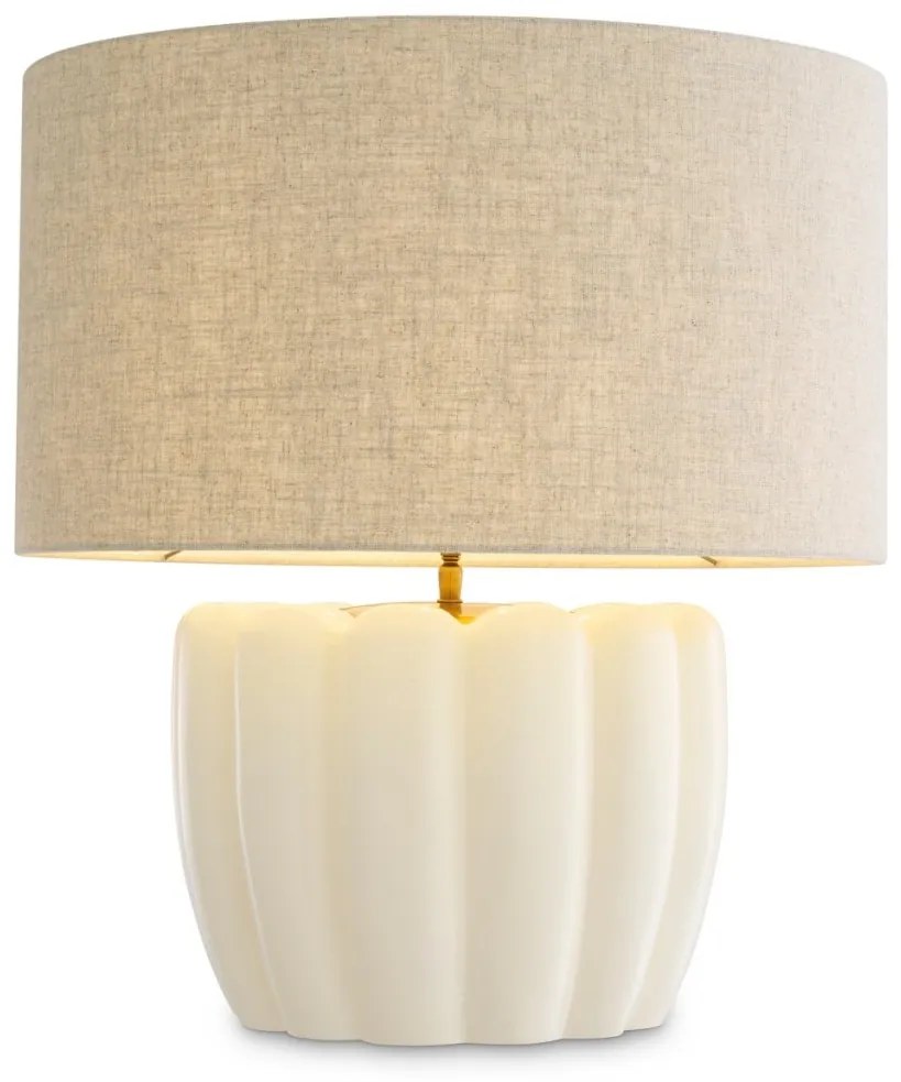 Veioza, Lampa de masa LUX Barocco Off-white