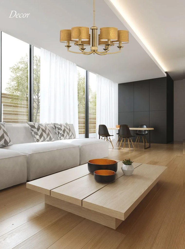 Candelabru 6 brate design clasic realizat manual Decor