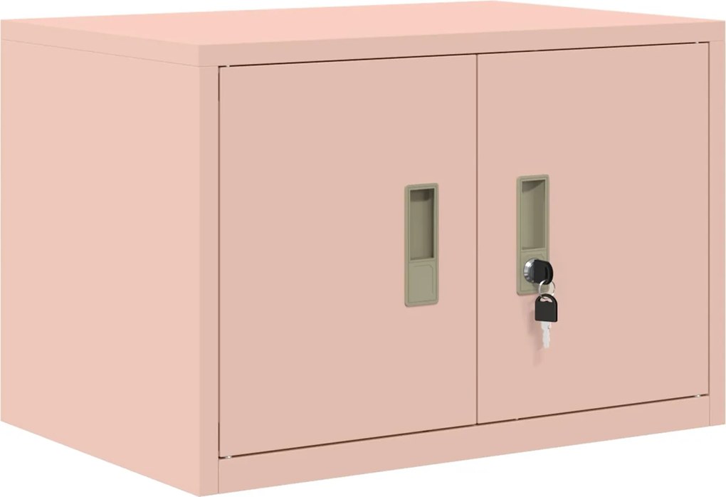 vidaXL Dulap de depozitare Roz 60 x 40 x 40 cm Oțel