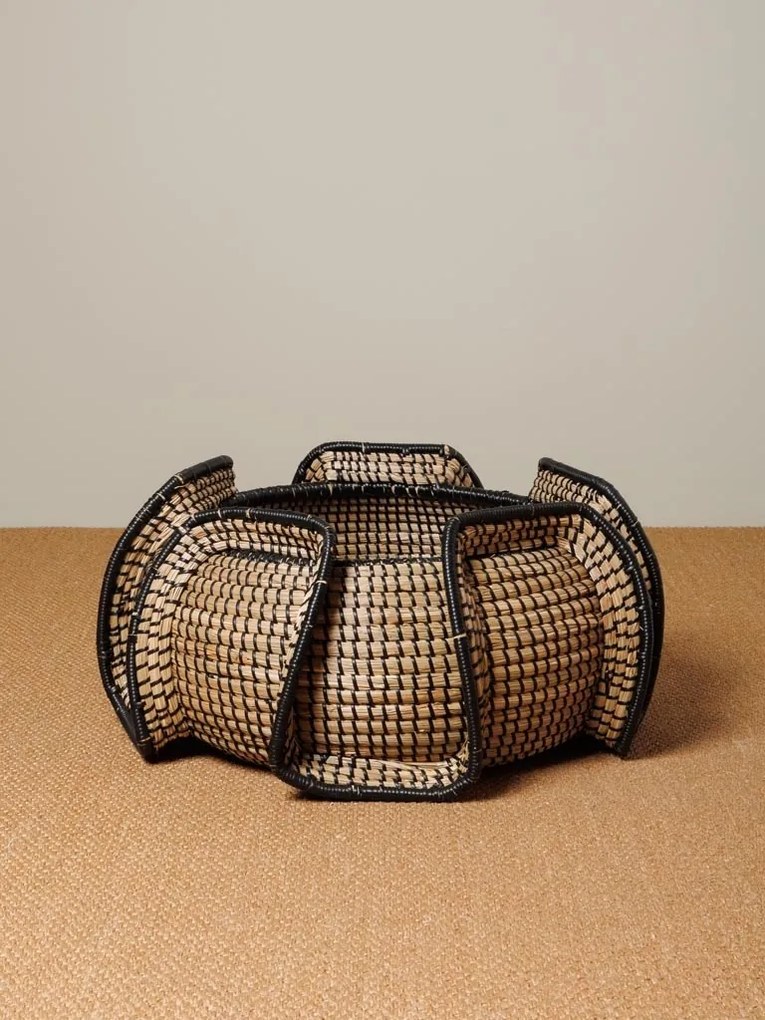 Cos de depozitare, din iarba de mare, D52cm, Quadrimac