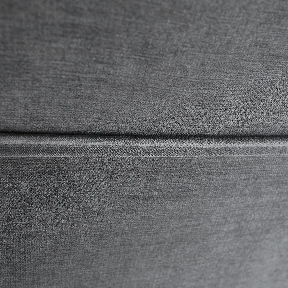Colţar extensibil, material textil gri, model dreapta, SANTIAGO