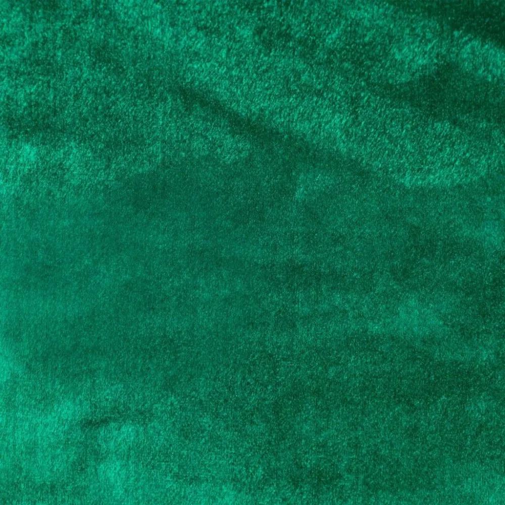 Draperie frumoasă din catifea de un verde intens, pe o bandă de pliere Lungime: 270 cm