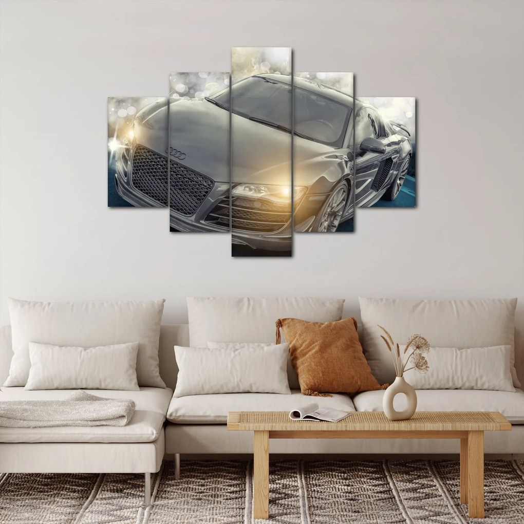 Tablou cu Audi - gri (150x105 cm)