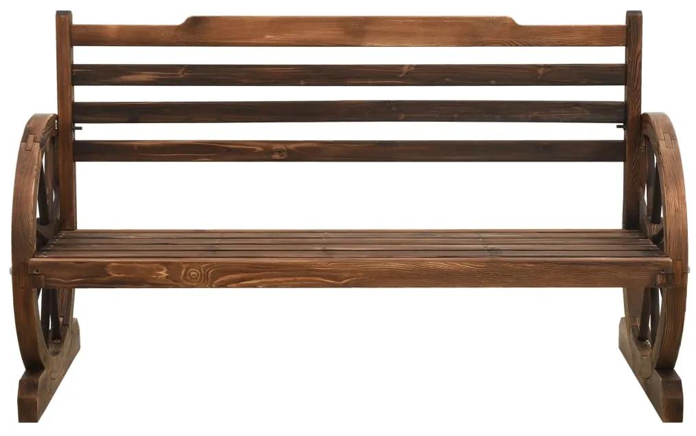 Banca de gradina, 112 cm, lemn masiv de brad 112 cm, 1, 112 cm