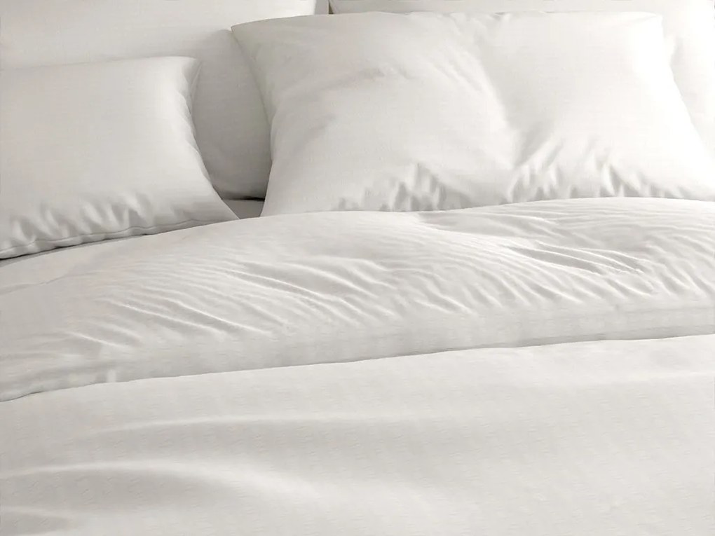 Lenjerie de pat din bumbac cu finisaj creponat LUXERA alb buzunar hotel II.calitate Dimensiune lenjerie de pat: 70 x 90 cm | 140 x 200 cm