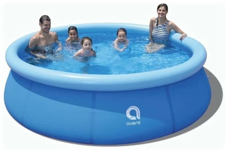 Set piscină gonflabilă cu bordură 420 x 84 cm