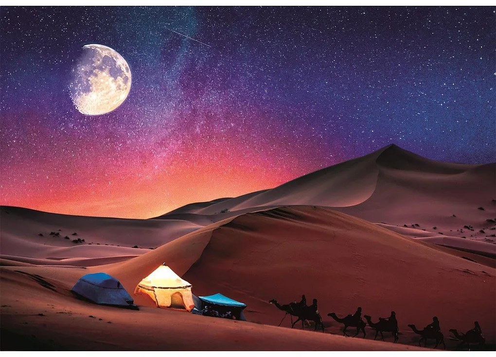 Colorat Starry Night Puzzle de pace Desert 500 de piese de Clementoni