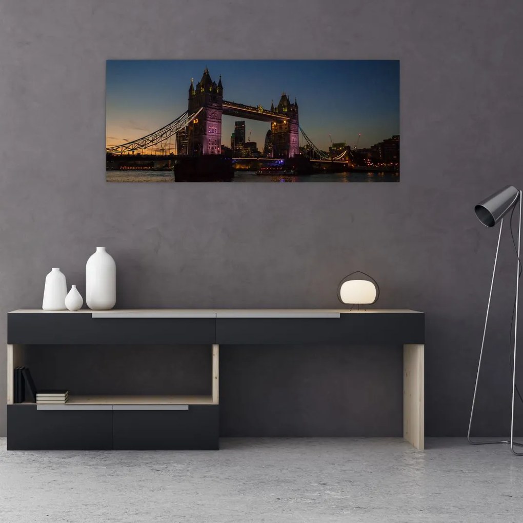 Tablou - Tower bridge (120x50 cm), în 40 de alte dimensiuni noi