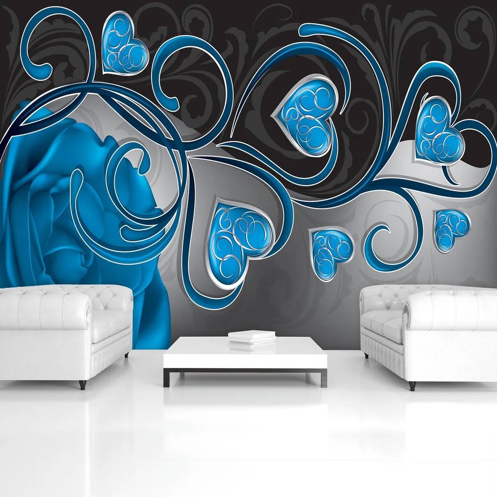 Fototapet - Arta florală - abstract (152,5x104 cm)
