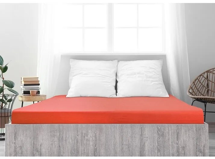Cearșaf de pat 4Home jersey Ideal strawberry , 160 x 200 cm, 160 x 200 cm