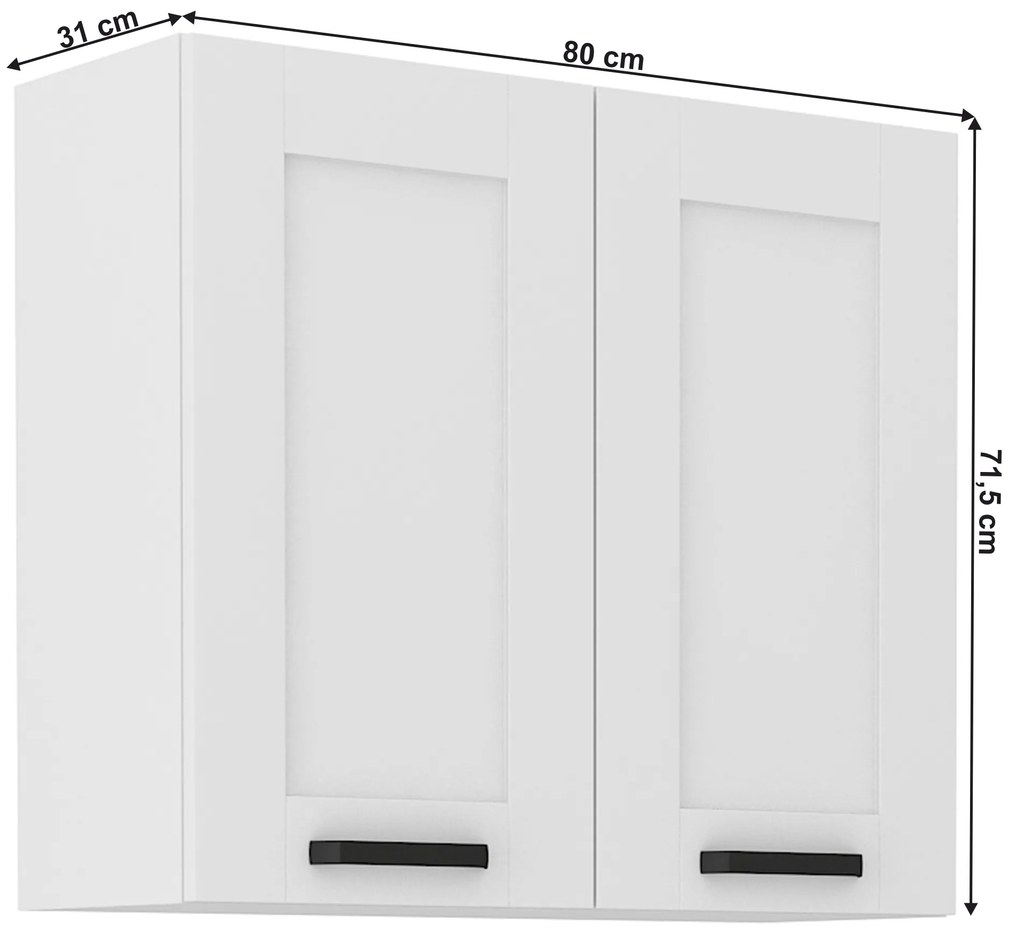 Dulap superior Lesana 1 (alb) 80 G-72 2 F . 1063898