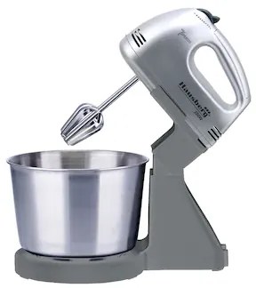 Mixer Cu Bol HAUSBERG HB-3551GR, 7 viteze, putere 250W, BOL DIN INOX DE 2L Alb