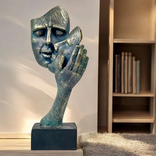 Decorațiune pentru masă 35 x 22 x 13 cm, din rășină cu patină