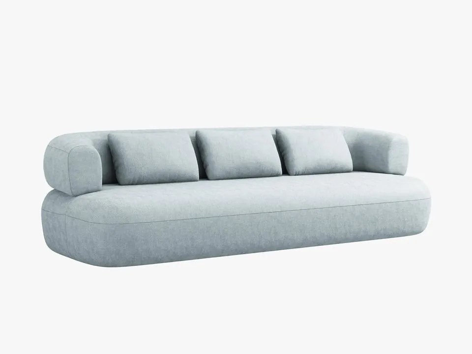 Canapea Jenny 4 locuri chenille L226