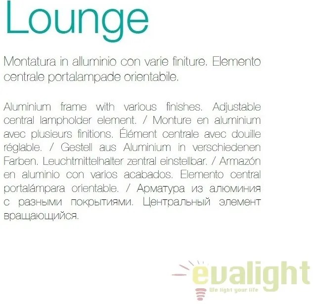 Spot orientabil, incastrabil LOUNGE FI1 BIANCO 138978