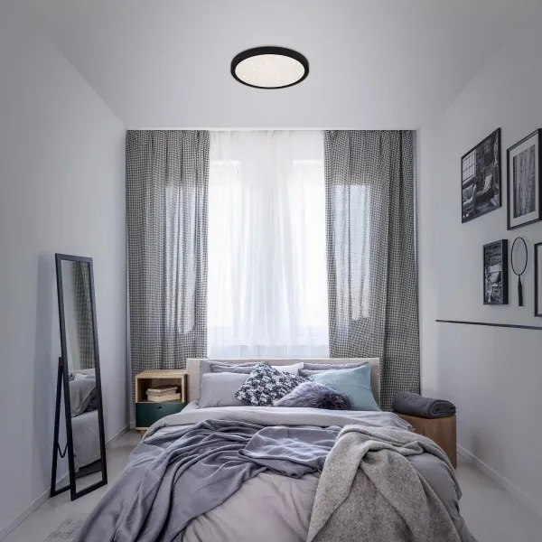 Plafonieră LED RUNA LED/24W/230V negru Briloner 3071-015
