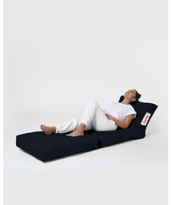 Fotoliu Puf Bean Bag Siesta Sofa Bed Pouf - Black