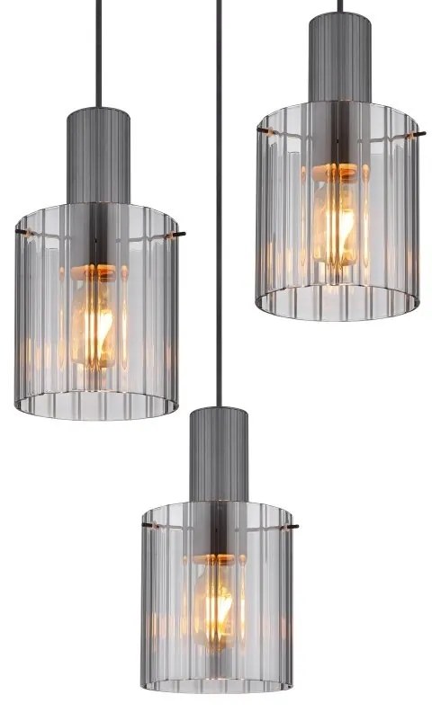 Lustra suspendata cu 3 pendule design modern TULIVAR D-48cm