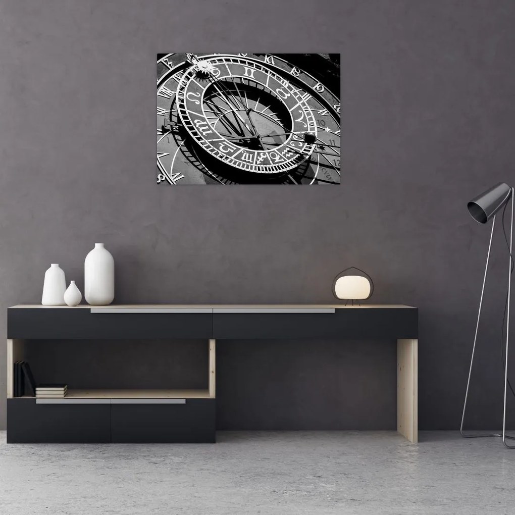 Tablou pe sticlă - Ceasul Astronomic, Praga, Republica Cehă (70x50 cm)