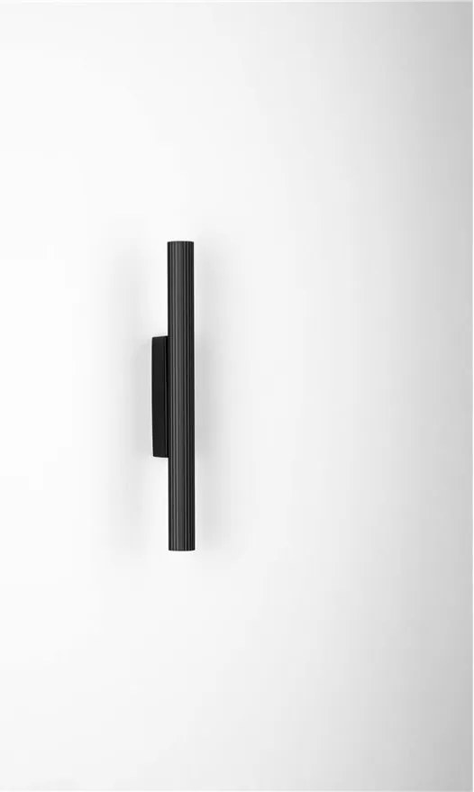 Aplica LED ambientala stil minimalist PARON negru H-30cm