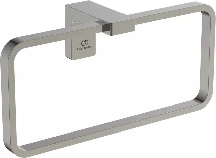 Inel portprosop dreptunghiular Ideal Standard Atelier Conca argintiu Silver Storm