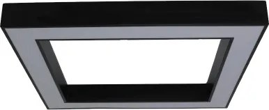 Plafonieră LED/100W/230V 3000/4000/6500K 80x80 cm negru