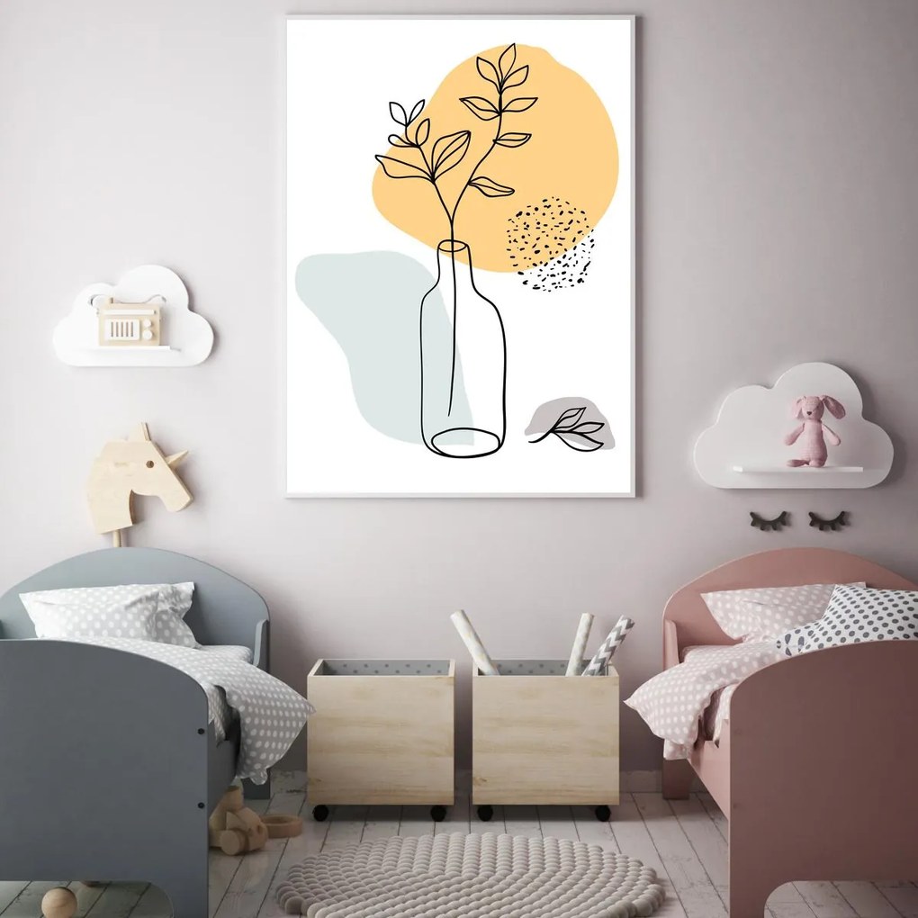 Poster - Vaza cu platnă (A4)