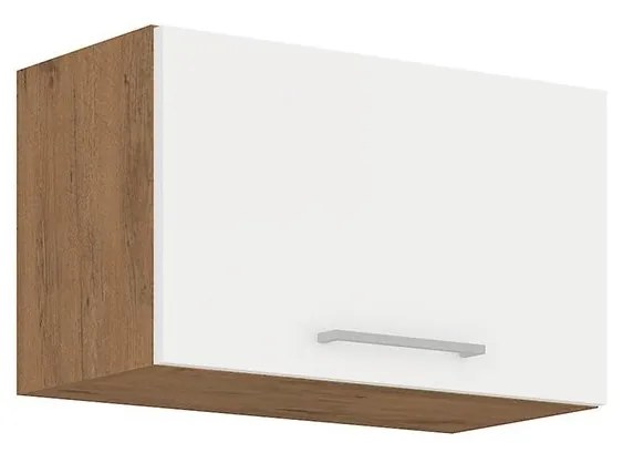 Dulap superior de bucătărie 60 GU-36 1F Woody (Stejar lancelot + Alb lucios). Promo -16%. 1070041