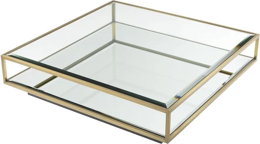 Masuta de cafea design elegant LUX Tortona L, alama 114400 HZ