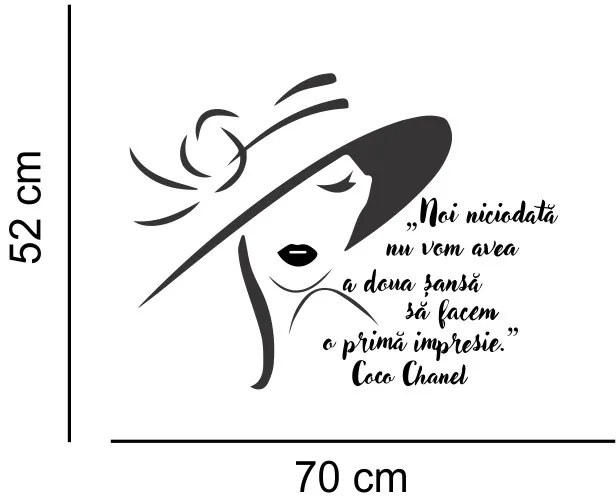 Sticker perete Prima Impresie