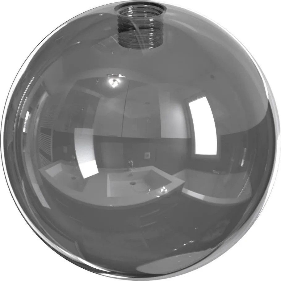 Ideal Lux - Abajur de schimb pentru candelabru/corp de iluminat/lampă PERLAGE Ø 15 cm fumuriu