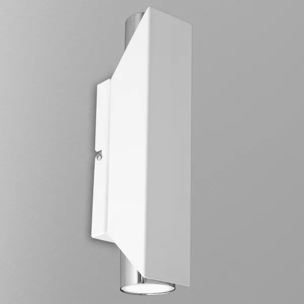 Aplică WALL 2xGU10/8W/230V albă/crom lucios