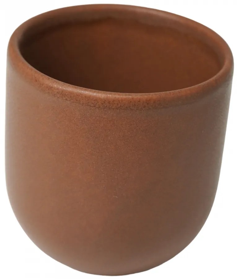 Pahar Cafea Novum (250ml, Maro Pantone Cambridge) Gresie Glazurata Manual