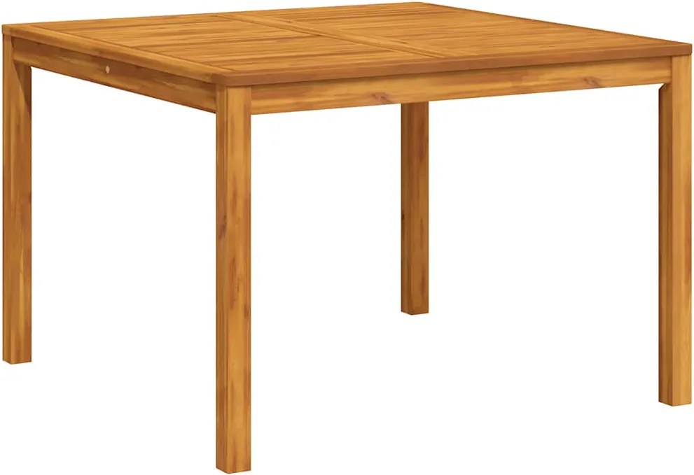 vidaXL Masă de grădină, 110x110x75 cm, lemn masiv de acacia