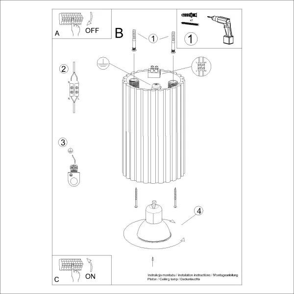 Brilagi - Spot LED CRESTO 1xGU10/10W/230V 10 cm alb